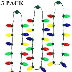 Brand new LED Flashing Holiday Bulb Necklaces